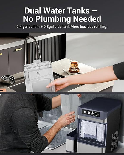 44 lbs/Day Nugget Ice Maker Countertop, Pebble Ice Machine - Image 6