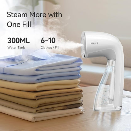 HiLIFE Upgraded Steamer for Clothes, Handheld Portable Design, 1100W Powerful - Image 3