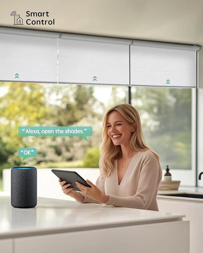 Yoolax Smart Coupled Roller Shades Compatible - Image 3