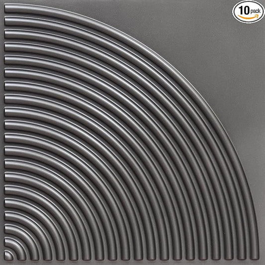 From Plain To Beautiful In Hours 9002 Arc Swell PVC 12 in x 12 in Peel and by DecorativeCeilingTiles