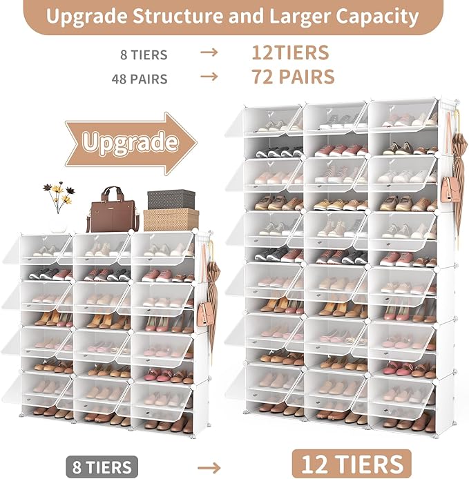 ROJASOP Portable Shoe Rack Organizer - Image 4
