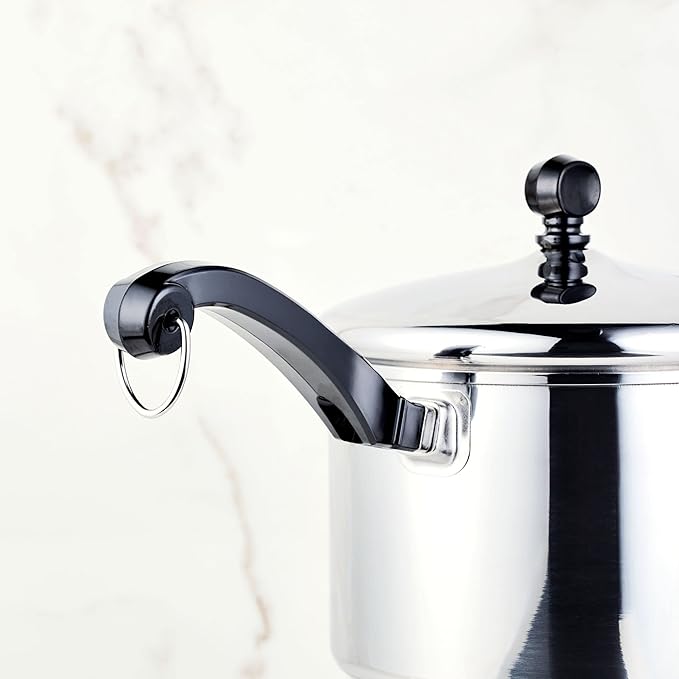 Farberware Classic Stainless Steel 3-Quart Covered Straining Saucepan - Image 12