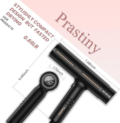 Prastiny Hair Dryer with Diffuser: Professional High Speed Quiet Ionic Blow - Image 7