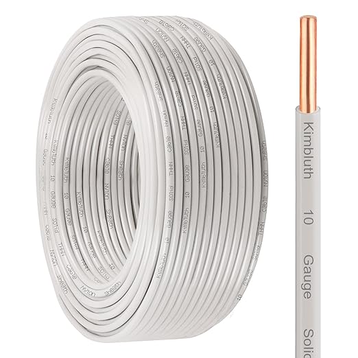 THHN Wire 10 Gauge 200 FT OFC Electrical Wire, 10 AWG Solid Copper Wire Rated by SimpleandPractical