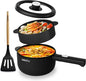 Dezin Electric Cooker, 2L Non-Stick Sauté Pan, Rapid Noodles Cooker, Mini Pot by DEZIN