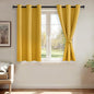 JIUZHEN Blackout Curtains with Tiebacks by JIUZHEN