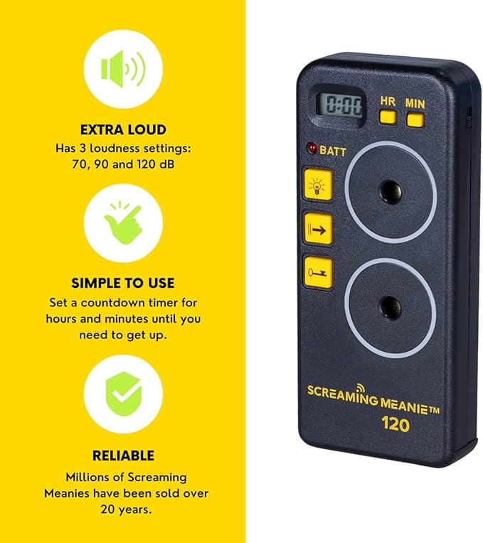 Screaming Meanie TZ-120 Extremely Loud Alarm Timer, or Travelers - Image 3