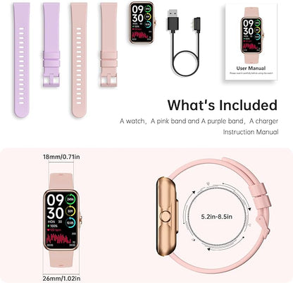 JYUAJOI Fitness Tracker with 24/7 Continuous Heart Rate, Blood Oxygen Monitor - Image 6