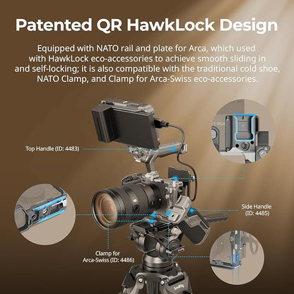SmallRig FX3 / FX30 HawkLock Quick Release Camera Cage Kit - Image 4