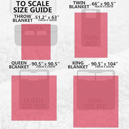 Friends TV Show Heated Blanket Electric, King Size Luxurious Fleece Weighted - Image 6