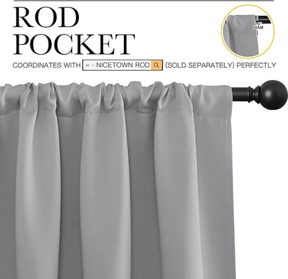 NICETOWN Short Curtains for Small Window - Image 3