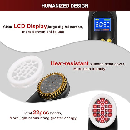 Red Light Therapy Device Wand, Near Infrared Light Therapy - Image 3
