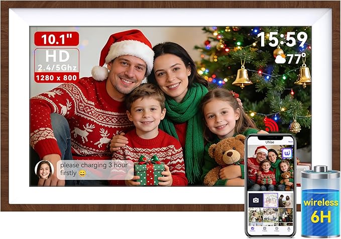 Battery Power Digital Photo Frame Electronic LED Screen Customizable by Renyusky-Householdworld-clas