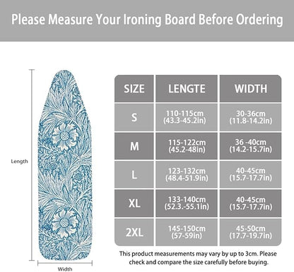 ZCFYGDX William Morris Decor Ironing Board Cover - Image 6