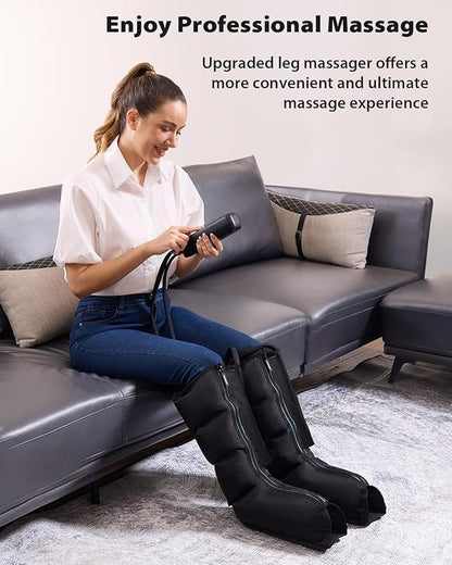CINCOM Leg Massager for Circulation and Pain Relief, Air Compression Massager - Image 3