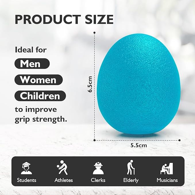 Peradix Hand Grip Strength Trainer, Stress Relief Ball, Wrist Rehab Therapy - Image 7