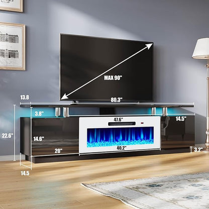 AMERLIFE Fireplace TV Stand - Image 3