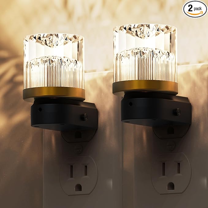 L LOHAS LED Night Light, 2 Pack Night Lights Plug into Wall, 3000K Soft Light by LLOHASLED