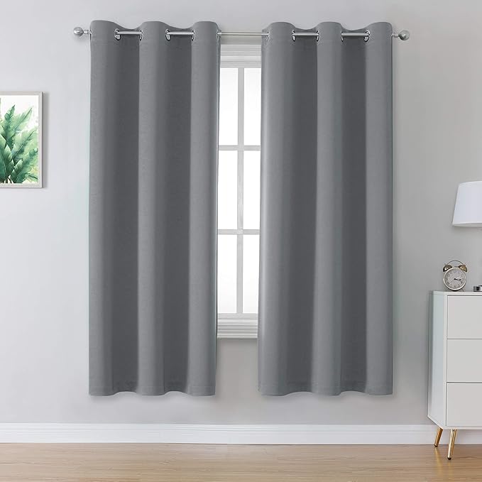 DUALIFE Solid Blackout Curtains by DUALIFE