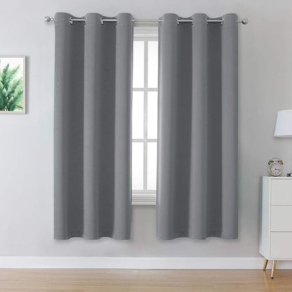 DUALIFE Solid Blackout Curtains by DUALIFE