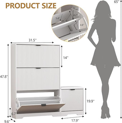 Shoe Cabinet Storage for Entryway - Image 2