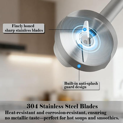 Handheld immersion Blender 11-Speed, 1000W Immersion Blender - Image 6