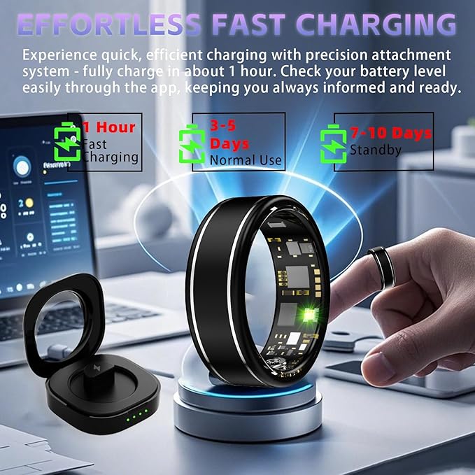 Activity Tracker Ring for Men – Smart Ring - Image 6