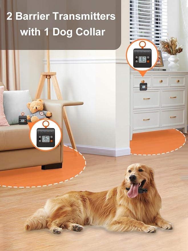Wireless Pet Barrier with 2 Transmitters - Image 2