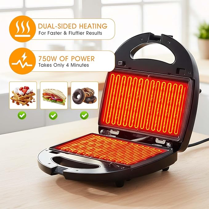 3-in-1 Mini Sandwich Maker - Image 6