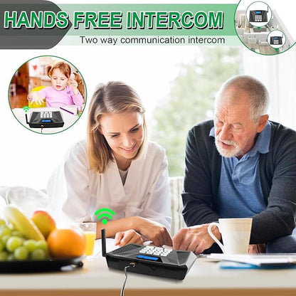 SANZUCO Intercoms Wireless for Home, Upgraded 5300ft Intercom 9 Channel 2 Code - Image 3