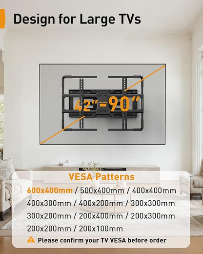 Perlegear AuraFrame™ Pre-Assembled TV Wall Mount - Image 2