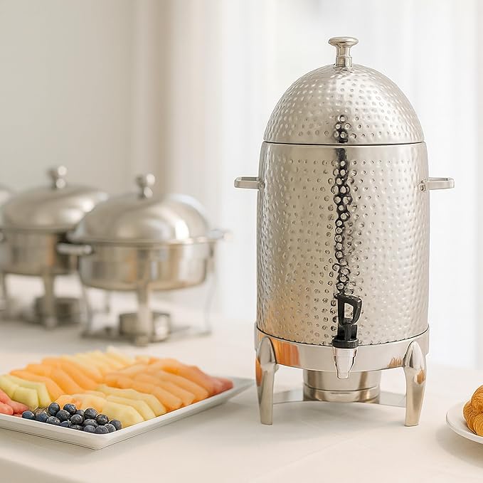 Stainless Steel Hot Beverage Dispenser durable and long-lasting Chafer Urn - Image 2