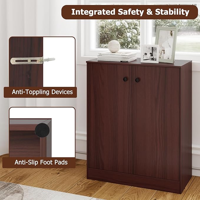 Giantex 2 Door Storage Base Cabinet - Image 5