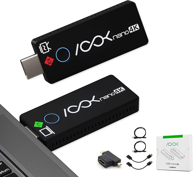 RGBlink 4K Wireless HDMI Transmitter & Receiver, Wireless HDMI Extender by RGBlink