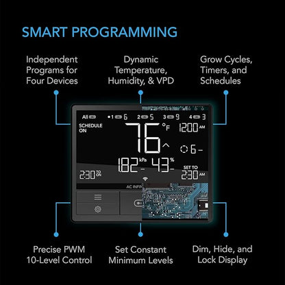 AC Infinity Controller 69 PRO, Smart Environmental Controller - Image 3