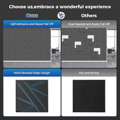 【20 Pack】 Acoustic Panels Self-Adhesive - Image 4