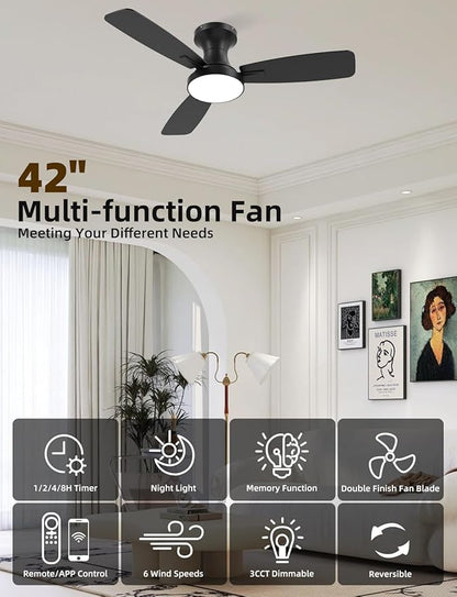Homlit 42 inch Smart Ceiling Fan - Image 2