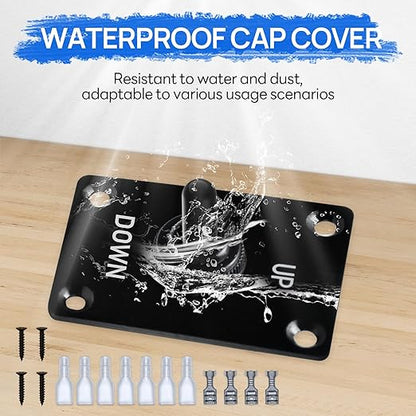 ECO-WORTHY 12V 30A DPDT Waterproof Latching Reverse Polarity Toggle Switch - Image 4