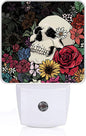 GANTINIR Halloween Skull Night Light, Plug-into Skeleton Flower Floral by Unknown