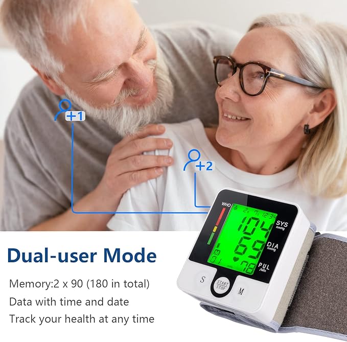 Wrist Blood Pressure Monitor for Home Use Digital Automatic Talking Wrist Blood - Image 6