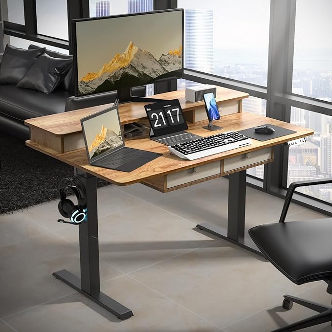 48 * 30 Inches Electric Standing Widened Desk Adjustable Height - Image 8