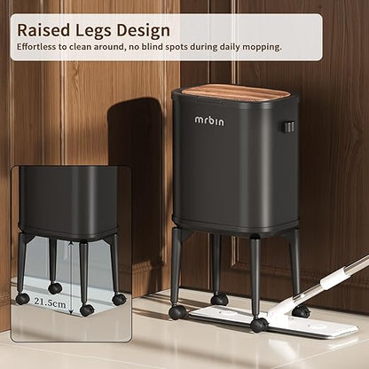 MRBIN Metal Slim Bathroom Trash Can - Image 3
