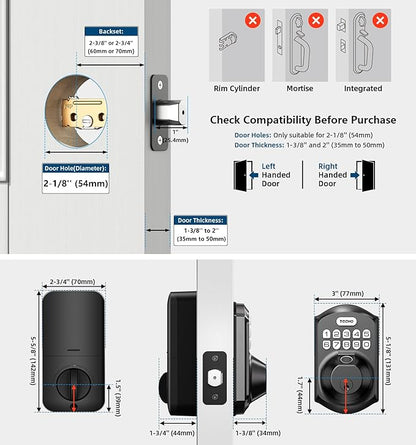 TEEHO TE002 Fingerprint Door Lock - Image 6