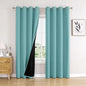 ChrisDowa 100% Blackout Curtains 90 inch Long by ChrisDowa