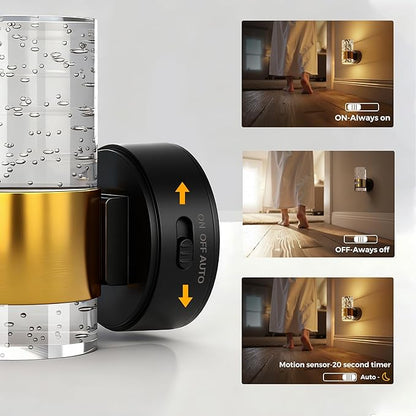 L LOHAS LED Motion Sensor Night Light, Wireless Rechargeable Wall Mounted - Image 2