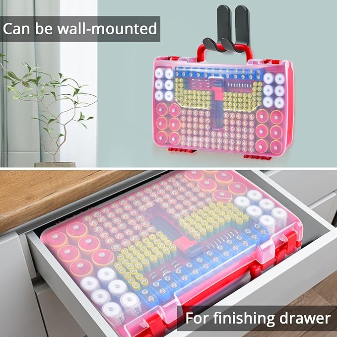 Battery Organizer Storage Holder Box Case - Image 7