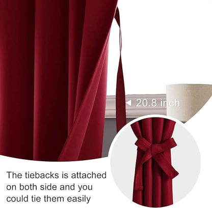 JIUZHEN Short Blackout Curtains - Image 5