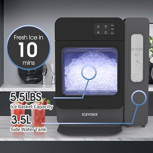 Nugget Ice Maker Countertop, Pebble Ice Maker - Image 2