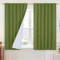 LAMIT Full Blackout Linen Curtains by LAMIT