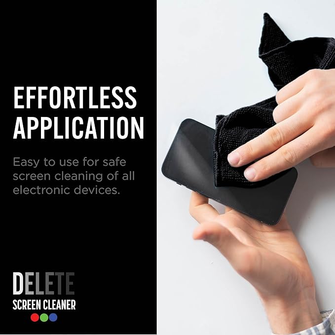 Delete Screen Cleaner 16oz Spray Bottle | Premium Streak-Free, Alcohol & - Image 6